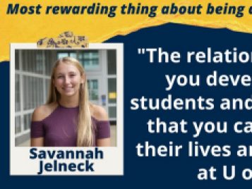 Most rewarding part of being a peer facilitator 2019-2020